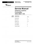 Сервисная инструкция Whirlpool AWG-860
