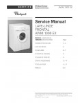 Сервисная инструкция Whirlpool AWM-1000EX