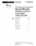 Сервисная инструкция Whirlpool AWM-807