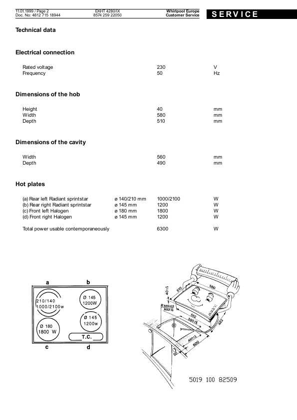 Сервисная инструкция Whirlpool EKHT-4280