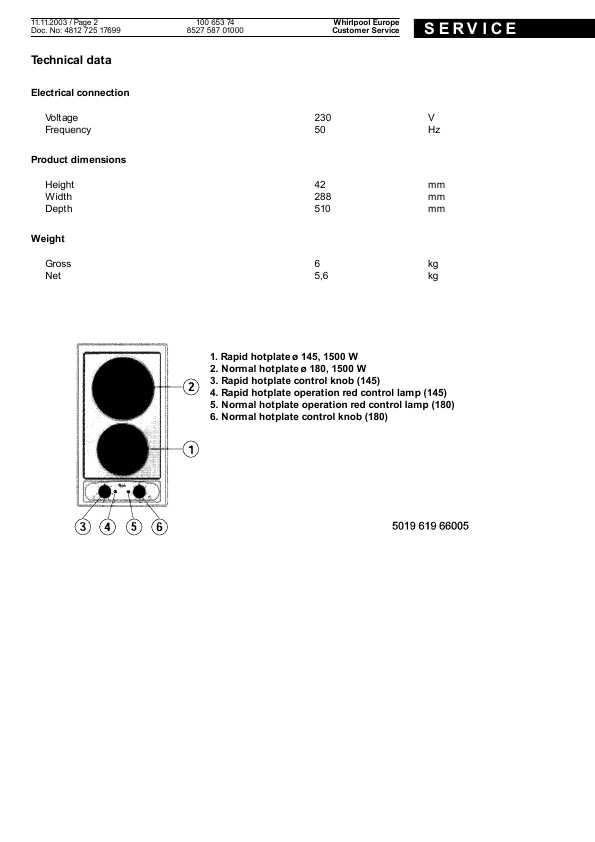 Сервисная инструкция Whirlpool HOB-050S