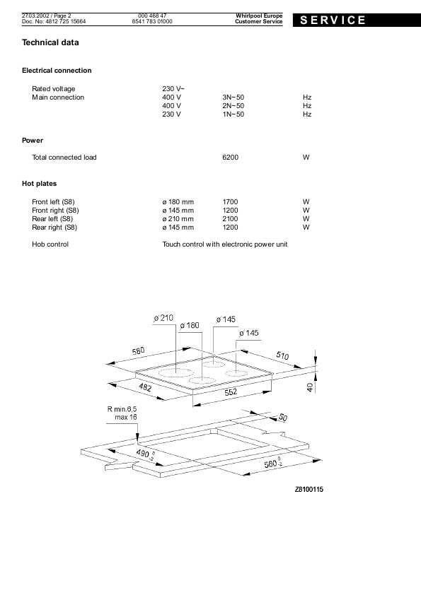 Сервисная инструкция Whirlpool HOB-601