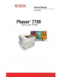 Сервисная инструкция XEROX PHASER-7700