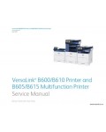 Сервисная инструкция XEROX VERSALINK-B600, B605, B610, B615