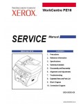 Сервисная инструкция XEROX WORKCENTRE-PE16