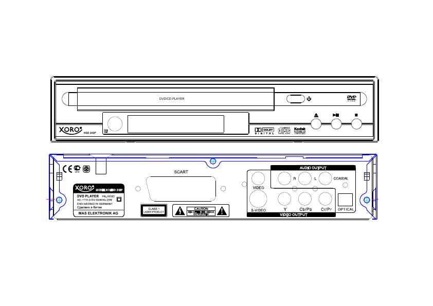 Сервисная инструкция Xoro HSD202P