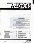 Сервисная инструкция Yamaha A-40, A-45