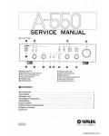 Сервисная инструкция YAMAHA A-550