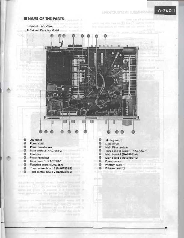 Сервисная инструкция Yamaha A-760II