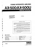 Сервисная инструкция Yamaha AX-500, AX-500U