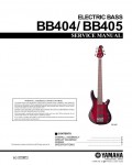 Сервисная инструкция Yamaha BB404, BB405