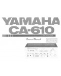Сервисная инструкция Yamaha CA-610