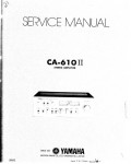 Сервисная инструкция Yamaha CA-610II