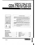 Сервисная инструкция Yamaha CD-33