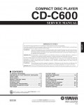 Сервисная инструкция Yamaha CD-C600