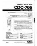 Сервисная инструкция Yamaha CDC-765