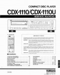 Сервисная инструкция Yamaha CDX-1110, CDX-1110U