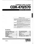 Сервисная инструкция Yamaha CDX-470, CDX-570