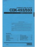 Сервисная инструкция Yamaha CDX-493, CDX-593