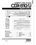 Сервисная инструкция Yamaha CDX-810