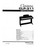 Сервисная инструкция Yamaha CLP-311