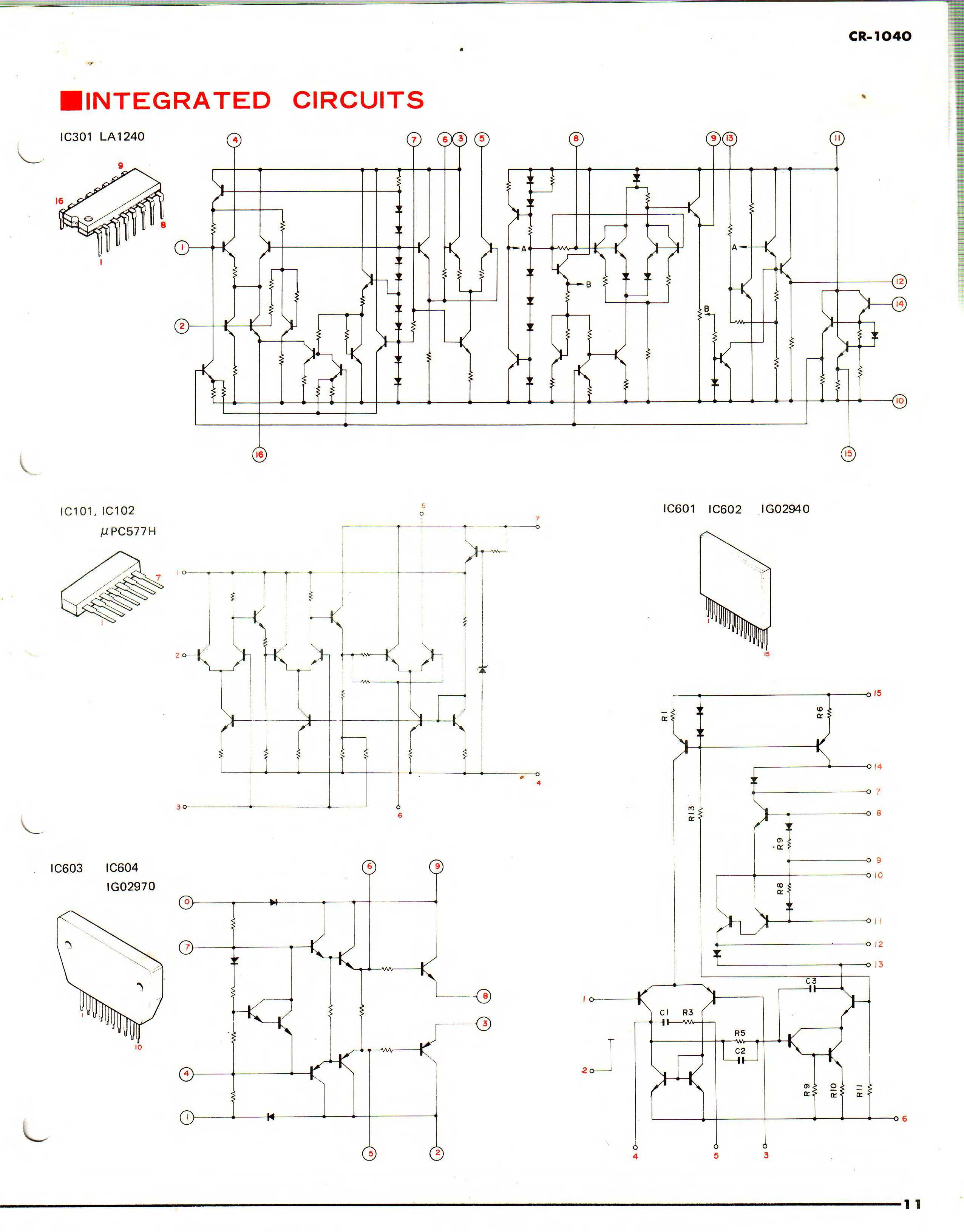 Сервисная инструкция Yamaha CR-1040