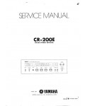 Сервисная инструкция Yamaha CR-200E