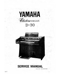 Сервисная инструкция Yamaha D-30