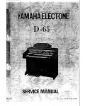 Сервисная инструкция Yamaha D-65