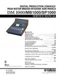 Сервисная инструкция Yamaha DM1000, MP1000, SP1000