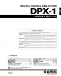 Сервисная инструкция Yamaha DPX-1