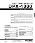 Сервисная инструкция Yamaha DPX-1000