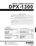 Сервисная инструкция Yamaha DPX-1300