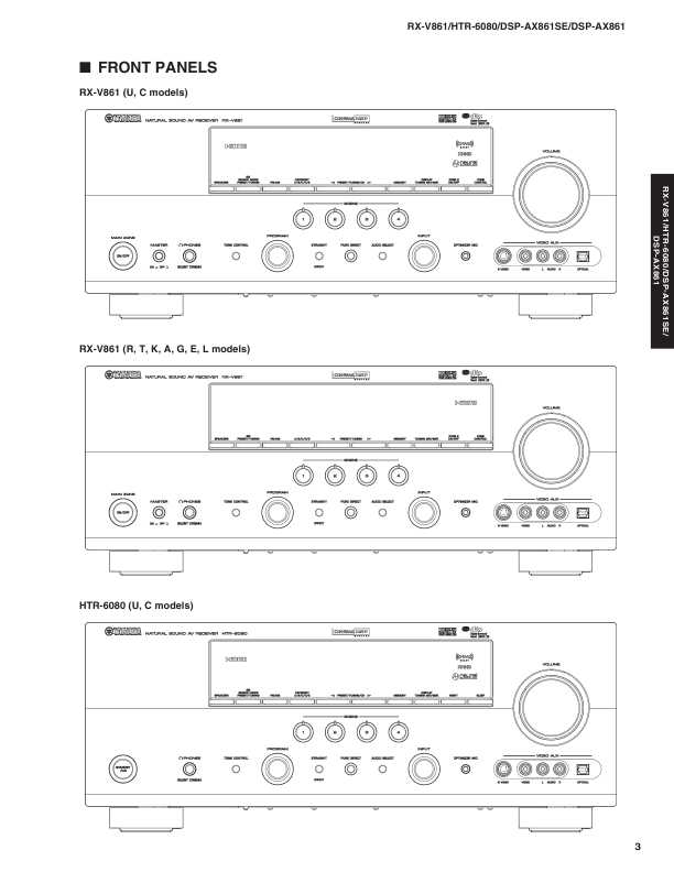 Сервисная инструкция Yamaha DSP-AX861