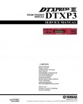Сервисная инструкция Yamaha DTXP3