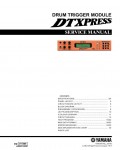 Сервисная инструкция Yamaha DTXPRESS