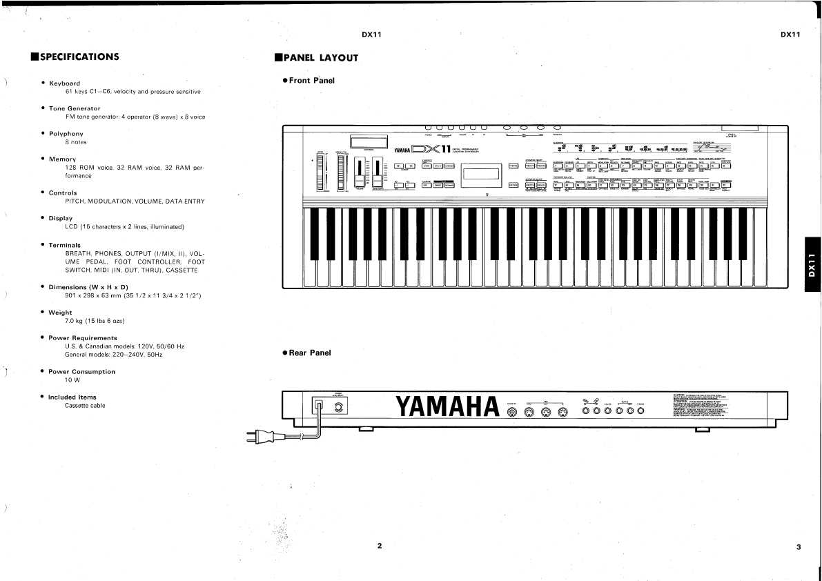 Сервисная инструкция Yamaha DX-11