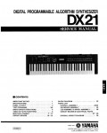 Сервисная инструкция Yamaha DX-21