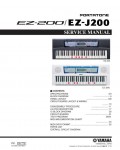 Сервисная инструкция Yamaha EZ-200, J200
