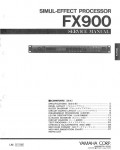 Сервисная инструкция Yamaha FX900