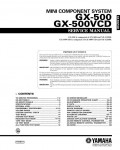 Сервисная инструкция Yamaha GX-500, 500VCD