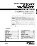 Сервисная инструкция Yamaha GX-700, 700VCD