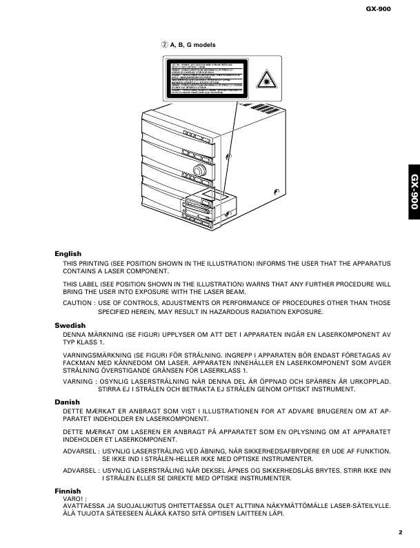 Сервисная инструкция Yamaha GX-900