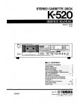 Сервисная инструкция Yamaha K-520