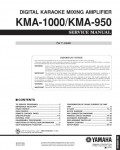 Сервисная инструкция Yamaha KMA-950, KMA-1000