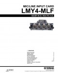 Сервисная инструкция Yamaha LMY4-MLF