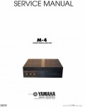Сервисная инструкция Yamaha M-4