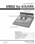 Сервисная инструкция Yamaha MB02