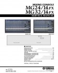 Сервисная инструкция Yamaha MG-24-14FX, MG32-14FX