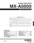 Сервисная инструкция YAMAHA MX-A5000